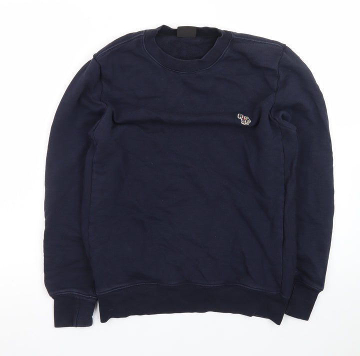 Paul Smith Men’s Blue Small Crew Neck Pullover Sweatshirt