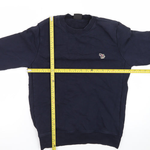 Paul Smith Men’s Blue Small Crew Neck Pullover Sweatshirt