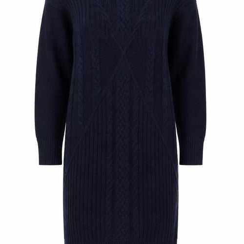 Next Women Black Jumper Dress Medium Knit Long Sleeve Winter Style