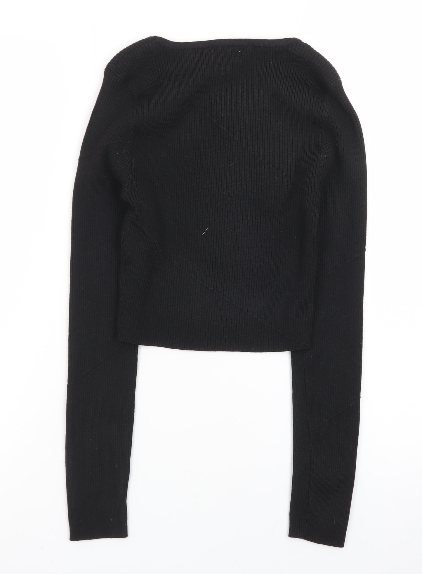 Princess Polly Women's Black Slim Fit Knit Jumper S