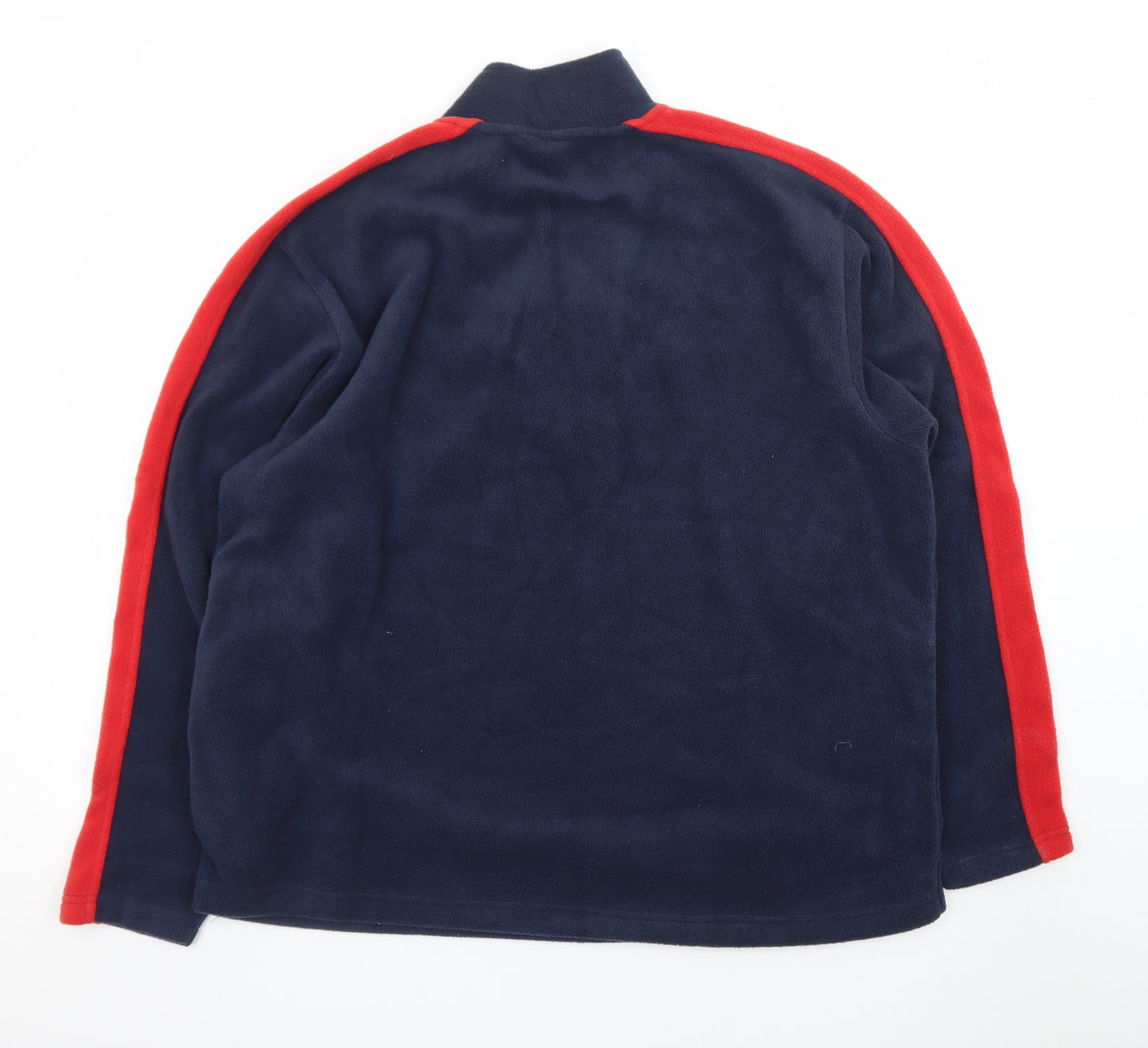 Umbro Men's Blue XL 1/4 Zip Fleece Pullover Sweatshirt