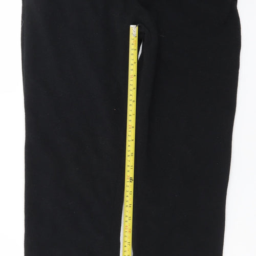 Marks and Spencer Men's Black Fleece Sweatpants Small Regular Fit