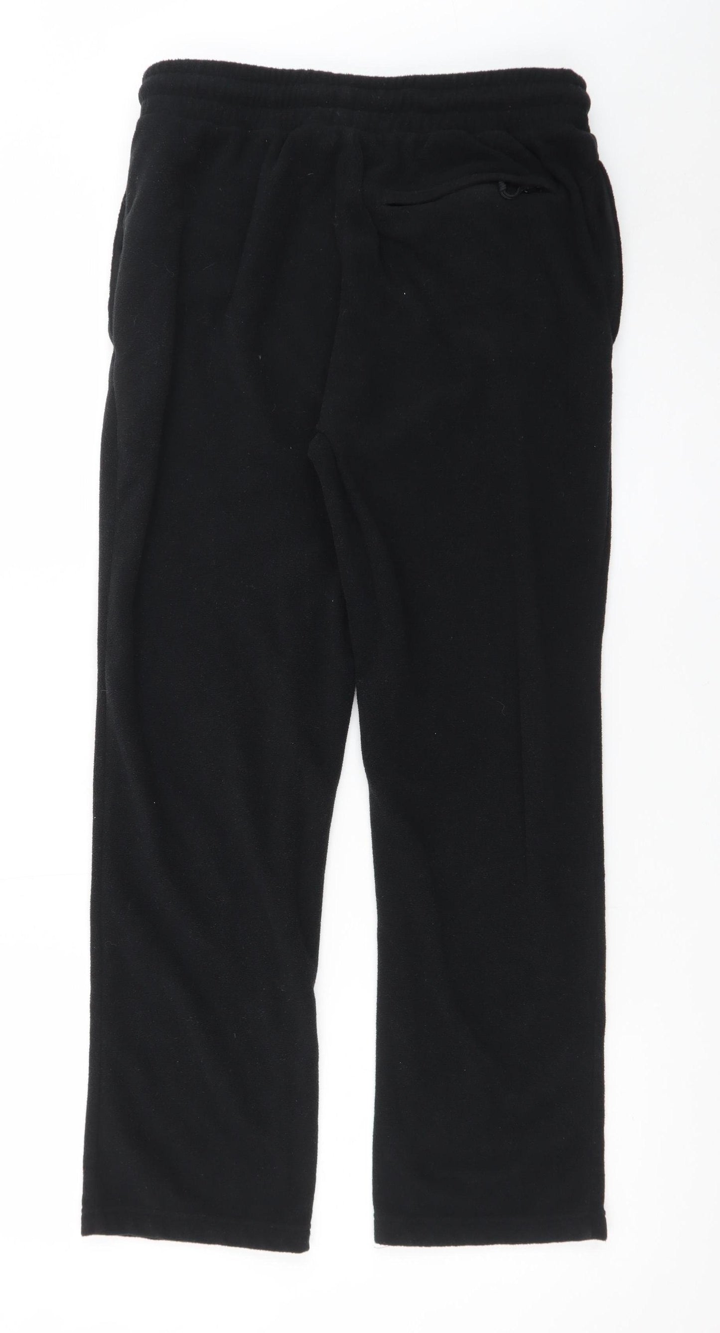 Marks and Spencer Men's Black Fleece Sweatpants Small Regular Fit