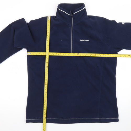 Craghoppers Men's Blue Fleece 1/4 Zip Pullover Sweatshirt L