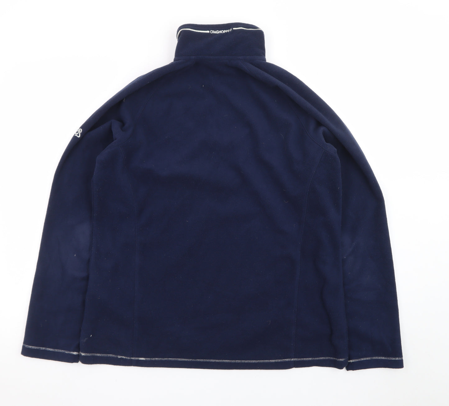 Craghoppers Men's Blue Fleece 1/4 Zip Pullover Sweatshirt L