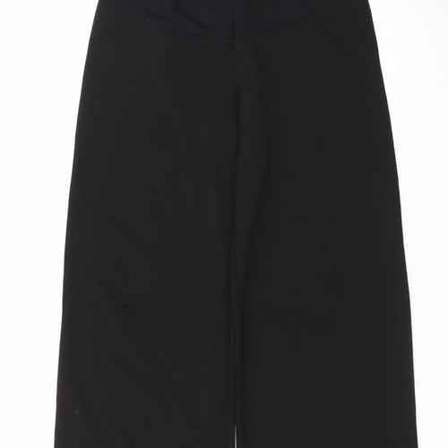H&M Mama Black Wide-Leg Maternity Trousers Women’s Size L