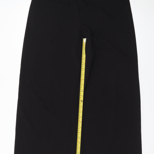 H&M Mama Black Wide-Leg Maternity Trousers Women’s Size L