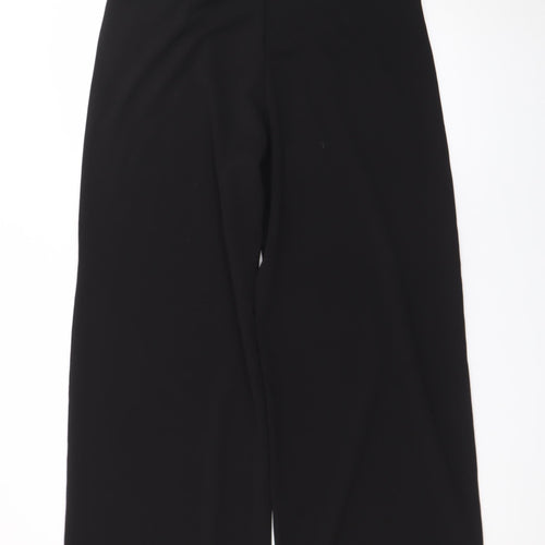 H&M Mama Black Wide-Leg Maternity Trousers Women’s Size L