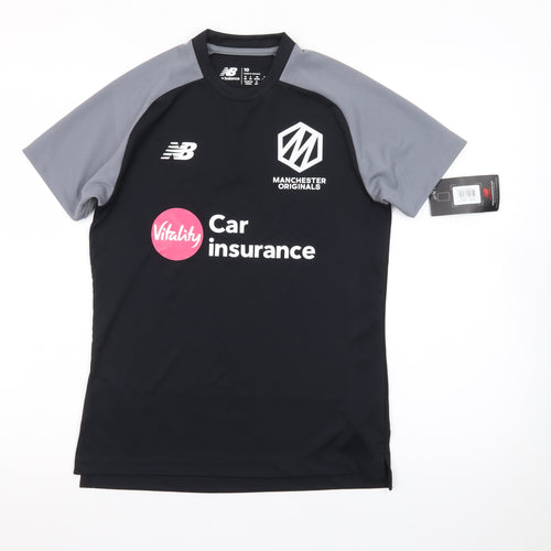 New Balance Men's Black Manchester Originals Athletic Short Sleeve T-Shirt M