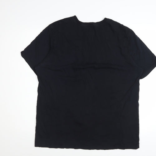 Guinness Men Black XL Short Sleeve Beer Graphic Cotton T-Shirt