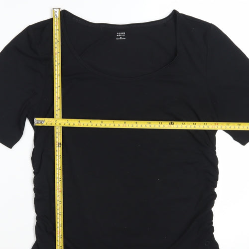 Marks and Spencer Good Move Women's Black Size 16 Stretch Active T-Shirt