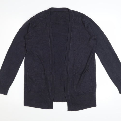 Marks and Spencer Women's Black Acrylic Long Sleeve Cardigan Size S