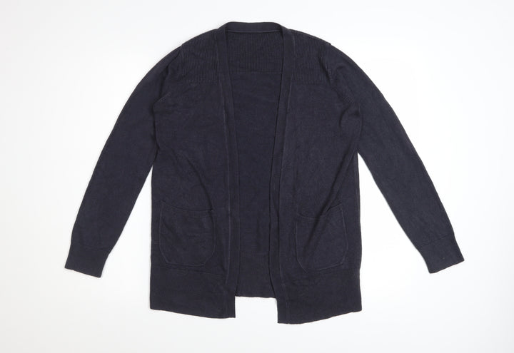 Marks and Spencer Women's Black Acrylic Long Sleeve Cardigan Size S