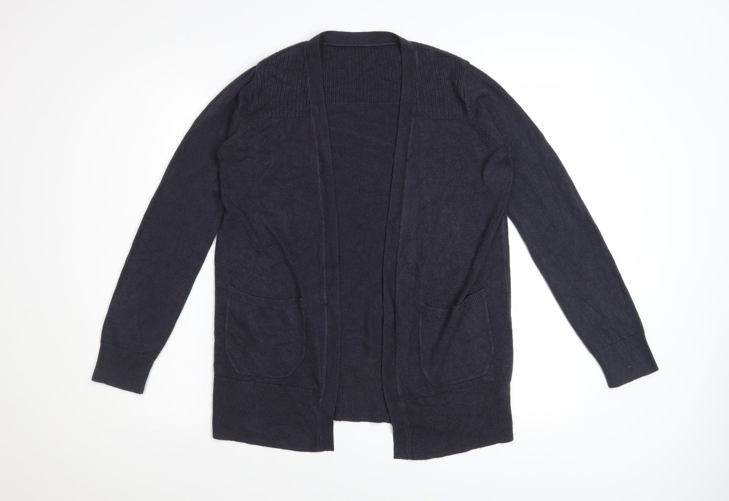 Marks and Spencer Women's Black Acrylic Long Sleeve Cardigan Size S