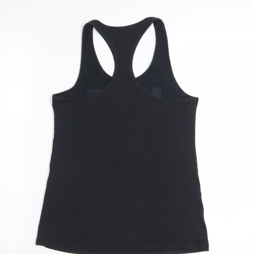 Nike Women's Black Dri-FIT Racerback Tank Top S Athletic Fit