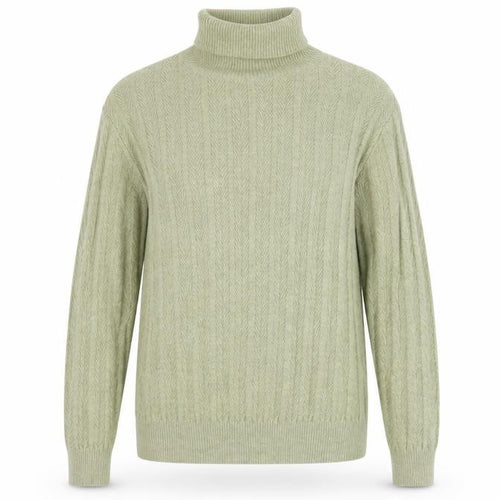 Marciano by Guess Womens Beige Roll Neck Cashmere Blend Jumper L