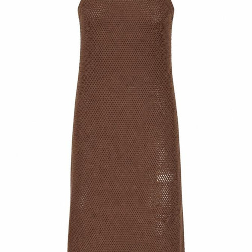 Marks and Spencer Women Brown Knit Slip Maxi Dress Size S