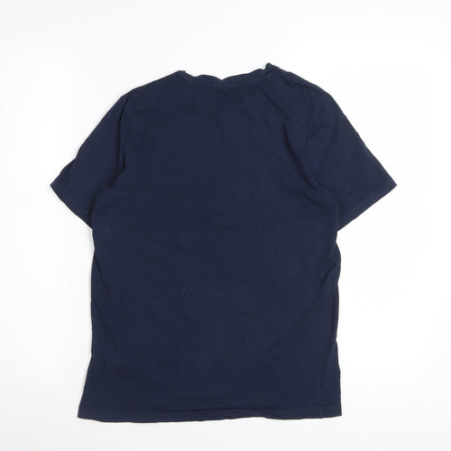 Jack & Jones Boys Blue Logo Print Cotton T-Shirt 14 Years