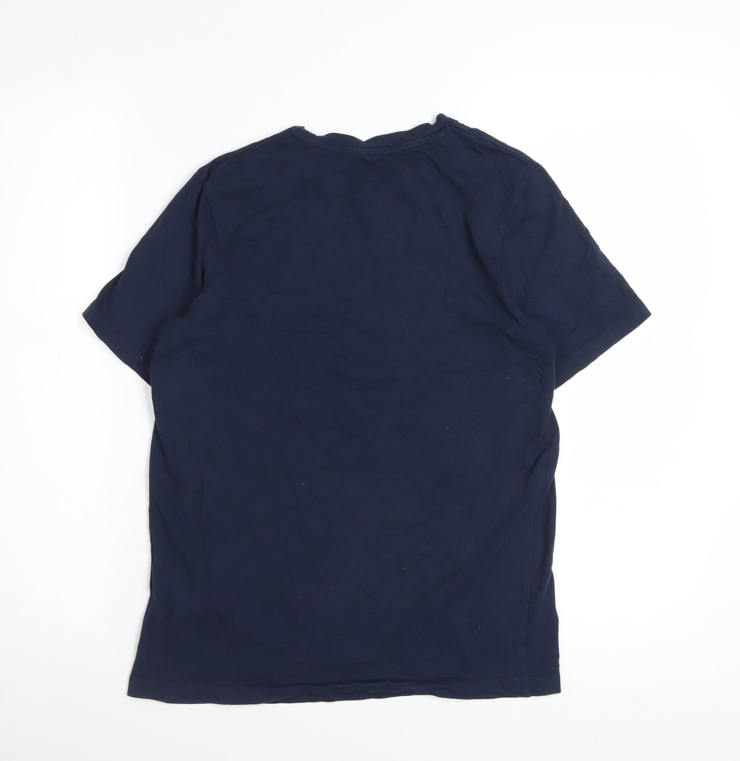 Jack & Jones Boys Blue Logo Print Cotton T-Shirt 14 Years