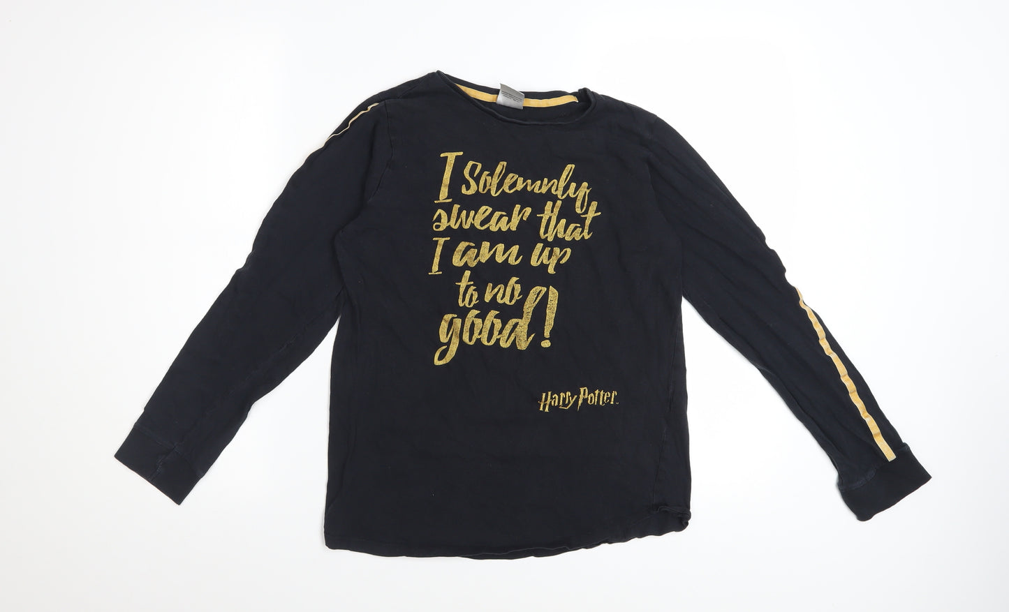 Harry Potter Boys Black Long Sleeve Graphic T-Shirt 11-12 Years