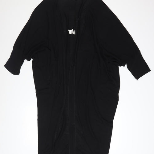 River Island Women’s Black L Lightweight Open Cardigan
