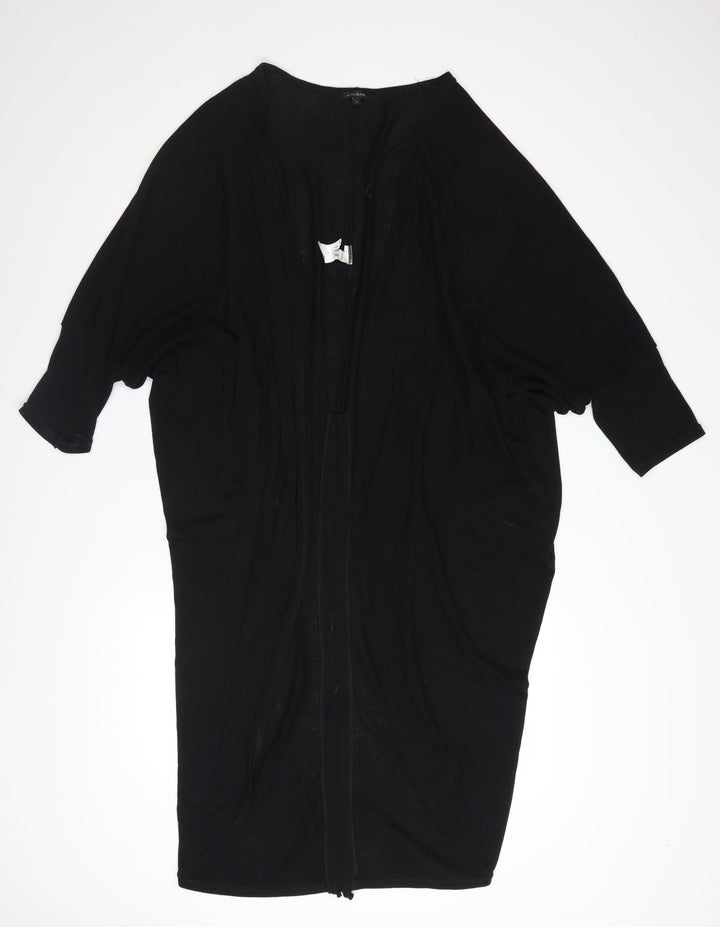 River Island Women’s Black L Lightweight Open Cardigan