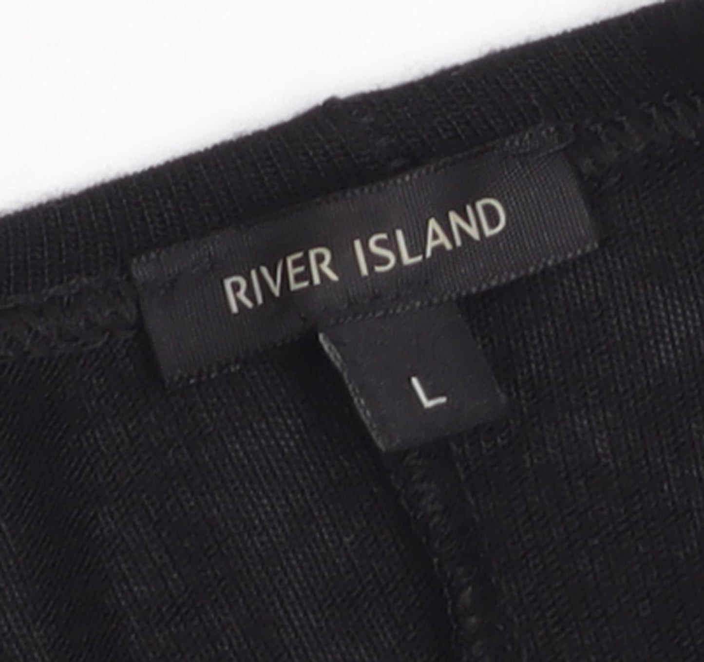 River Island Women’s Black L Lightweight Open Cardigan