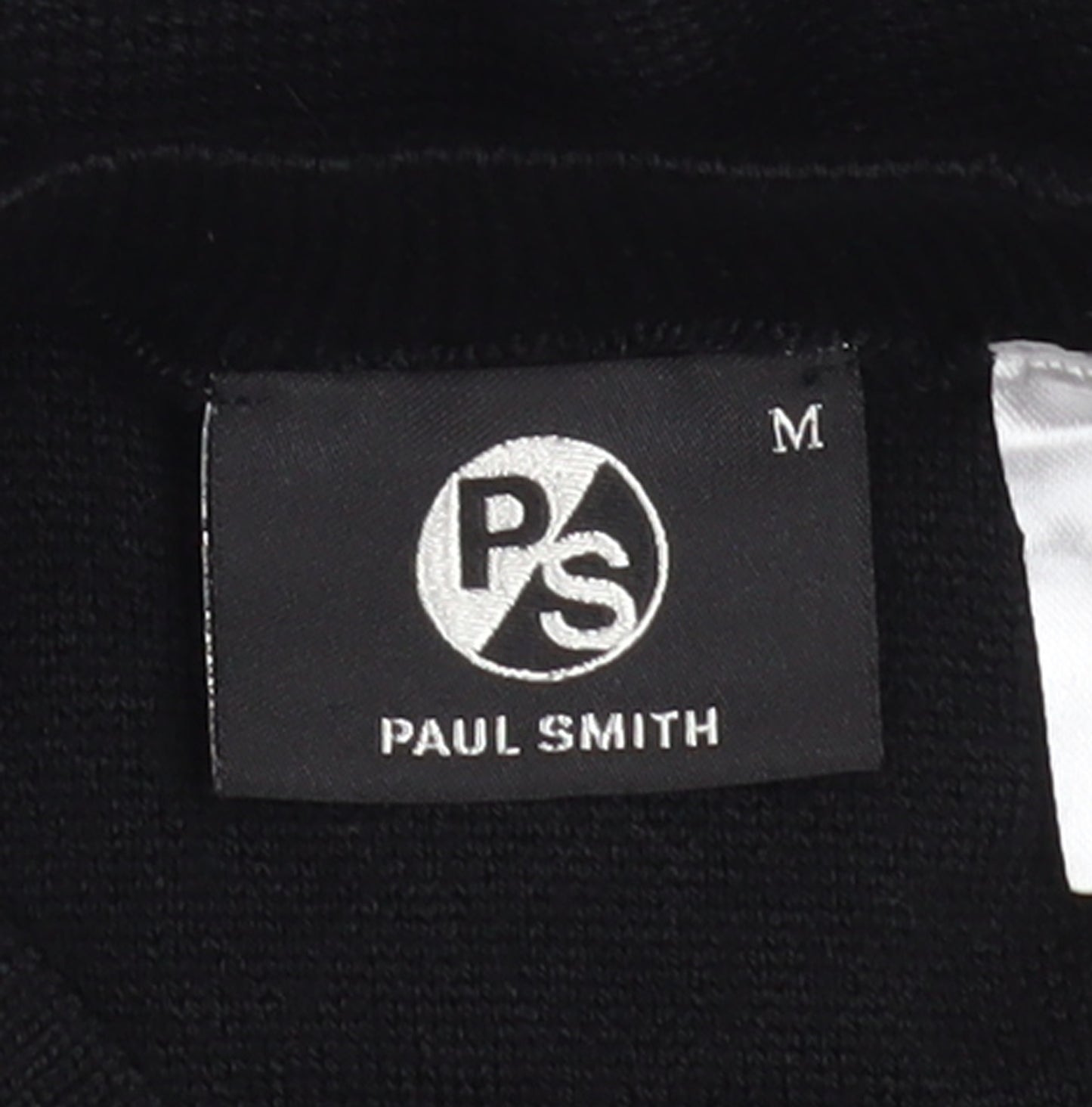 Paul Smith Men's Black Merino Wool V-Neck Pullover Jumper M