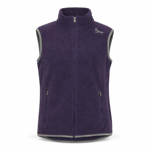 TOG24 Women Purple Fleece Waistcoat Size 10-12 Full Zip Outdoor Vest