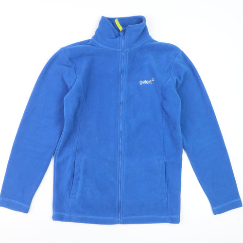 Gelert Boys Blue Full Zip Fleece Jacket 13 Years Outdoor Mid-Length