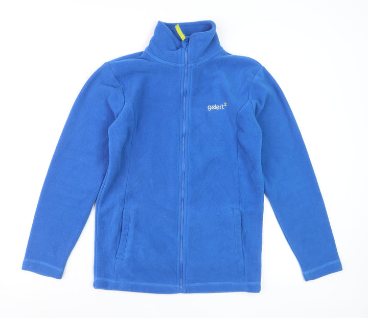 Gelert Boys Blue Full Zip Fleece Jacket 13 Years Outdoor Mid-Length