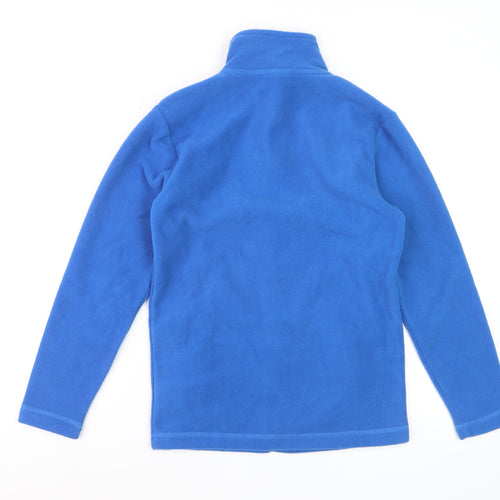 Gelert Boys Blue Full Zip Fleece Jacket 13 Years Outdoor Mid-Length