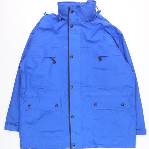 Nadotex Men's Blue 2XL Waterproof Padded Parka Jacket