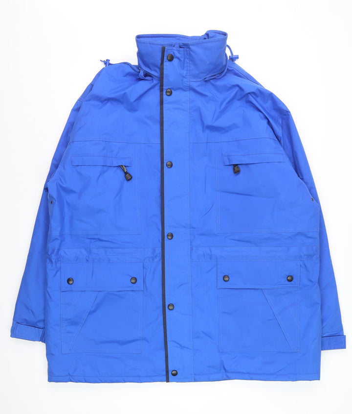 Nadotex Men's Blue 2XL Waterproof Padded Parka Jacket