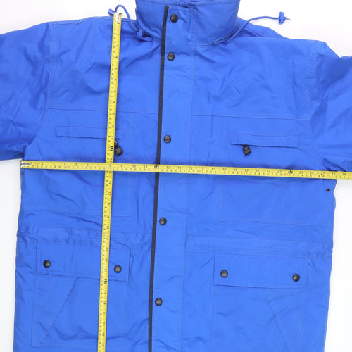 Nadotex Men's Blue 2XL Waterproof Padded Parka Jacket