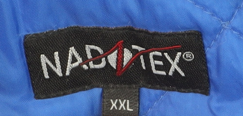 Nadotex Men's Blue 2XL Waterproof Padded Parka Jacket
