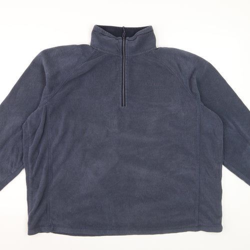Craghoppers Men's Blue XL Fleece 1/4 Zip Pullover Sweatshirt