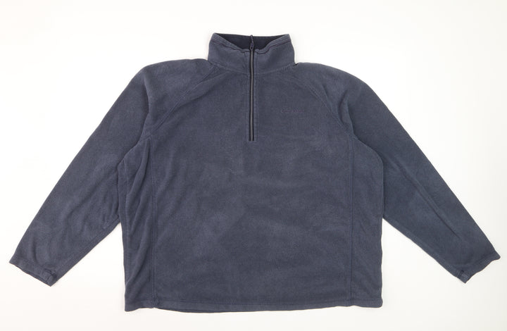 Craghoppers Men's Blue XL Fleece 1/4 Zip Pullover Sweatshirt