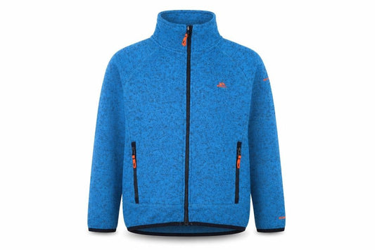 Trespass Boys Blue Fleece Full Zip Jacket Size 9-10 Years Outdoor Hiking