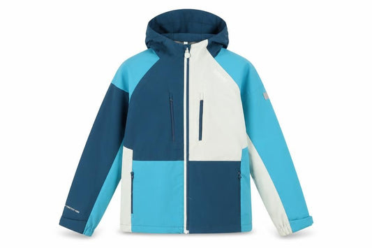 Regatta Boys Blue Waterproof Hooded Rain Coat Jacket 9-10 Years