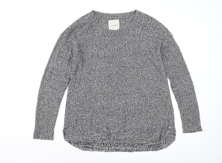 Archy & Co. Women's Grey Knit Pullover Jumper Size M