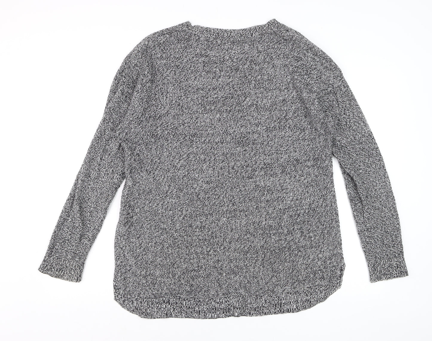 Archy & Co. Women's Grey Knit Pullover Jumper Size M