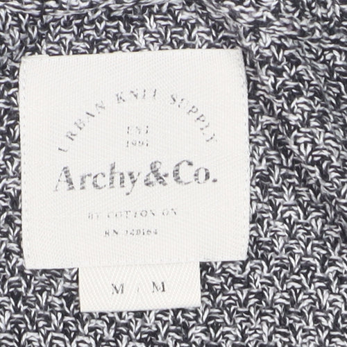 Archy & Co. Women's Grey Knit Pullover Jumper Size M