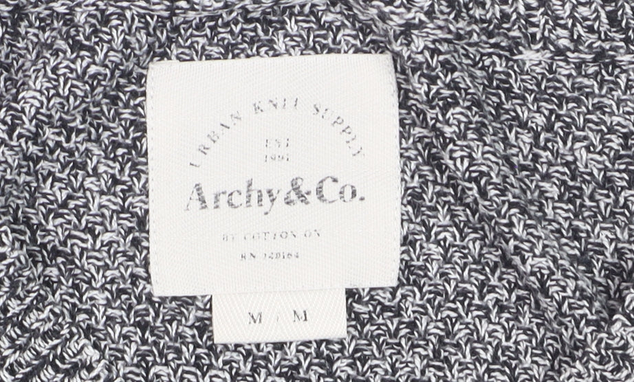 Archy & Co. Women's Grey Knit Pullover Jumper Size M