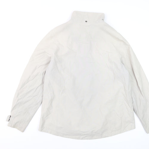 Seasalt Cornwall Women’s Beige Lagoon Waterproof Mid-Length Jacket UK14