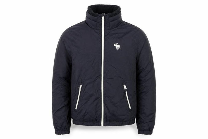 Abercrombie & Fitch Men’s Blue Nylon Bomber Jacket Size S