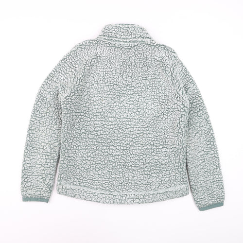 Weird Fish Women's Grey 1/4 Zip Fleece Sweatshirt Size 10