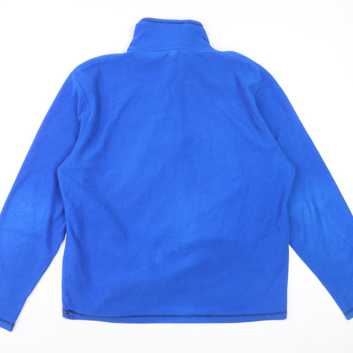 Regatta Men's Blue Fleece 1/4 Zip Pullover Sweatshirt Size L