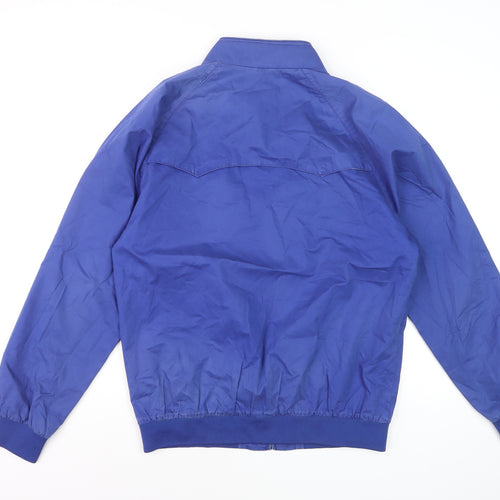 Ben Sherman Men Blue Bomber Jacket L Lightweight Classic Style