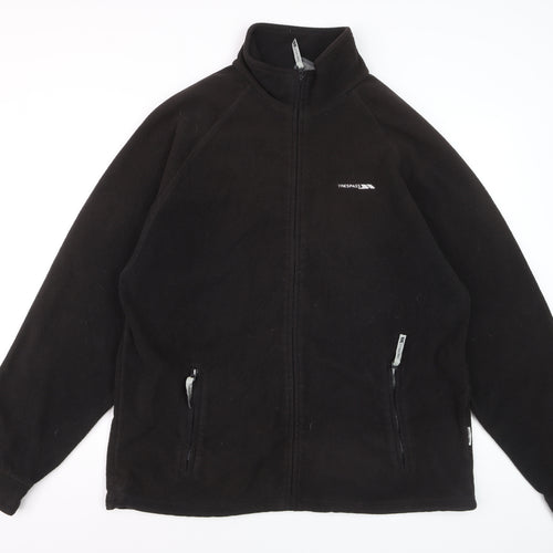 Trespass Men's Black Fleece Full Zip Lightweight 2XL Jacket